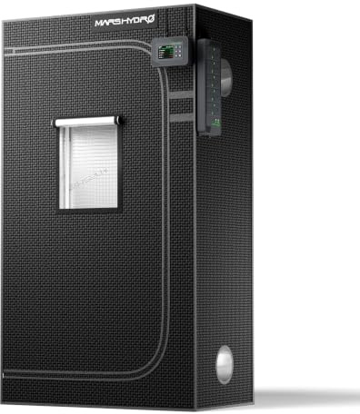 MARS HYDRO - Advanced Grow Tent 3 x 1.6 36 x 20 x 63 High Reflective Mylar 1680D for Indoor Plant Hydroponic Growing with Window