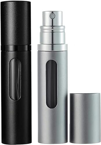 OSALALA Parfümzerstäuber Nachfüllbare Parfüm Flaschen Portable Zerstäuber Mini Sprühflasche Taschenzerstäuber mit Fenster für Unterwegs 8ml