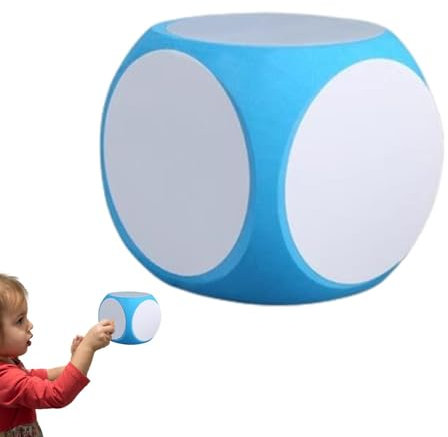 Dadi Vuoti Scrivi - Dadi Della Storia Scrivibile Per Bambini, Blocchi Di Insegnamento Personalizzabili | Cubi Di Gioco Fai -da -te Per L'apprendimento In Classe, Giochi Di Gruppo, Attività Creative, G