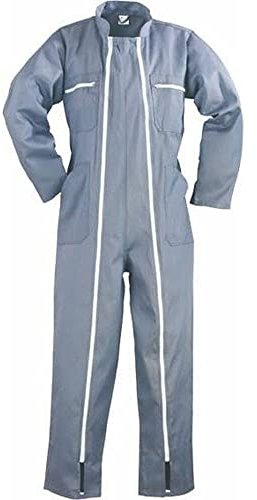 COVERGUARD 8625 - Combinaison de Travail - Taille XXL - 2 Fermetures à Glissière - Polyester et Coton - Grise