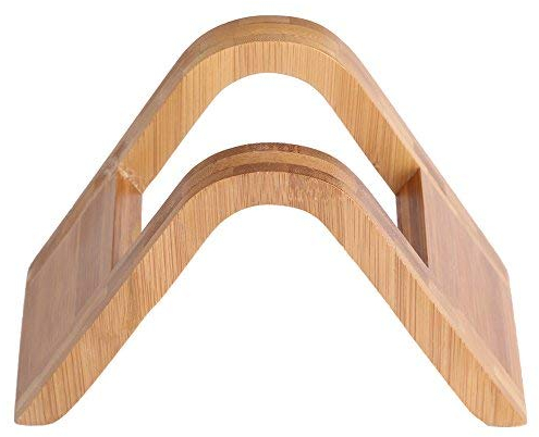 Zerodis Wood Coffee Filter Holder Filtering Paper Storage Display Shelf Rack Stand