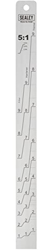 Sealey Paint Measuring Stick, Aluminium, 5:1/5:3 - PA08