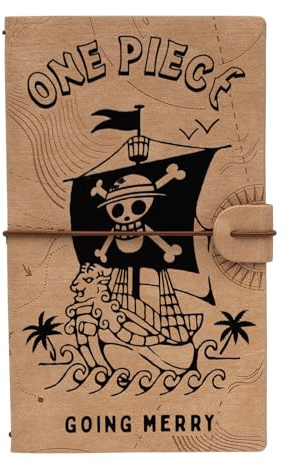 Grupo Erik Taccuino One Piece Gadget - Diario di Viaggio con Due Quaderni Ricambiabili: Bullet Journal Puntinato e Quaderno a Righe, 160 Pagine | Diario Personale: One Piece Manga