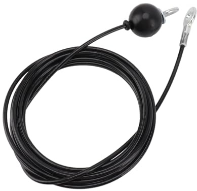 Odorkle Fitness Pulley Cable, Heavy Duty Steel Wire Pulldown Cable Fitness Exercise Attachment for Home Gym Equipment Replacement