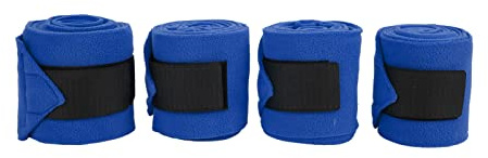 Zoeyilan Horse Leg Wrap, Fleece Horse Leg Wraps, Horse Leg Bandage Self Adhesive (Blue)