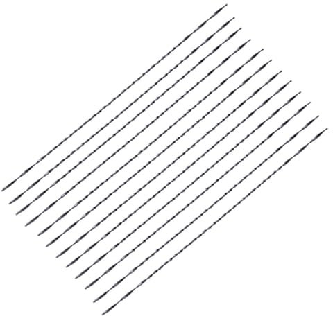 jojofuny Taille Polyvalente Pour Scie À Chantourner Dents En Spirale Accessoires De Coupe Ensemble De 12 Pièces Facile À Installer