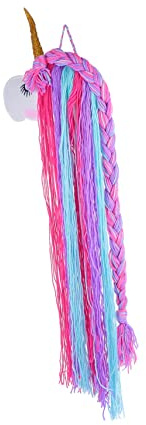 SAFIGLE Organizador de Clips de Pelo Unicornio Colgante para Soporte Mural para Pinzas Lazos y Diademas Almacenamiento Práctico y Decorativo
