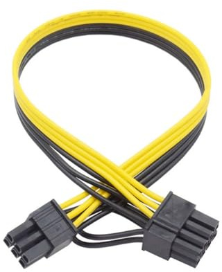 Cavo di alimentazione PCIExpress di industriale 6+2 Pin con conduttori di rame di bassa resistenza e cavo di estensione di alimentazione PCIe di compatibilità