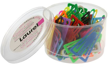 Laurel 503131 Plastikklips 60 mm antimagnetisch 75 Stück farblich sortiert