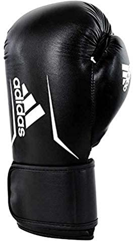adidas Erwachsene Boxhandschuhe adidas Speed 100 - schwarz/weiß 8 oz; adSBG100, schwarz/ weiß, 8 oz, adiSBG100