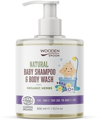 Gel douche bébé et shampoing 2en1 aux herbes