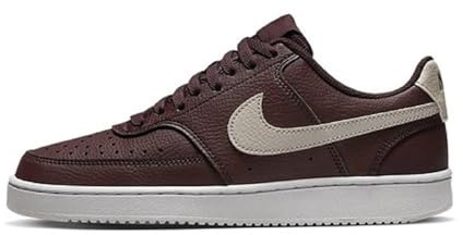 Nike Court Vision Low Next Nature, Sneaker Donna, Rosso (Burgundy Crush/Light Bone-White), 36.5 EU