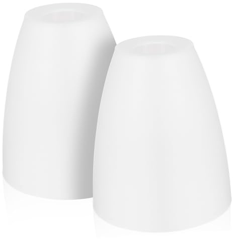 Abaodam 2 Piezas Pantallas De Lámpara De Plástico Apertura Para Lámpara De Mesa Cubiertas Para Pantallas Pequeñas De Repuesto De Techo