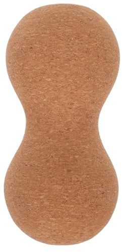 UTHCLO Palla da Massaggio a Forma di Arachide in Sughero Doppia Palla per Massaggio Muscolare e Rilassamento Mobility Ball Compatta per Fascia e Muscoli Stabilizzatori per Fitness e