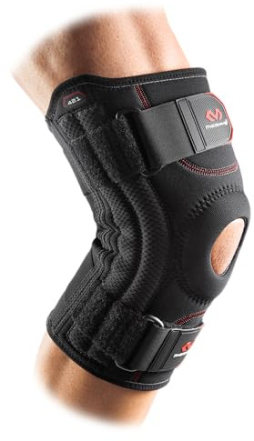 McDavid 421R Estabilizador Lateral de Rodilla, Unisex Adulto, Negro, XL