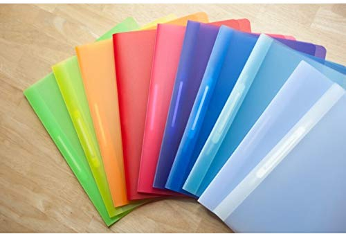 Sortiment Schnellhefter, 10 Stück in 10 verschiedenen Farben