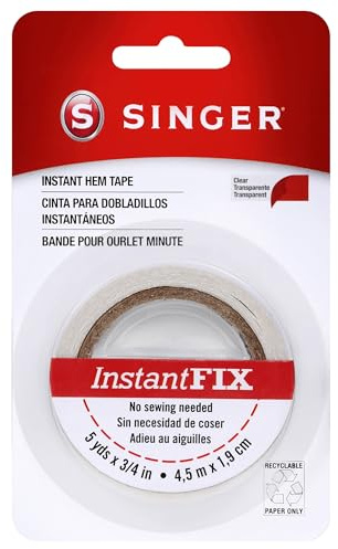 SINGER Instant Hem Tape, 3/4-Inch by 15-Foot