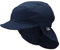 Sterntaler Schirmmütze Nacken Basic - Unisex Baby- und Kinder Mütze mit Nackenschutz - UV-Schutz 50+ Hut aus Popeline (Bio) - leichte Sommer Kopfbedeckung mit Gummiband - marine, Größe 53