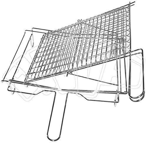 GRATICOLA RIBALTABILE 30X30 CM - GRIGLIA PER BARBECUE FUOCO FORNACELLA GIARDINO
