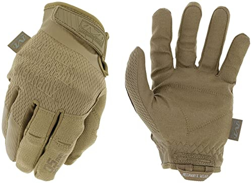 Mechanix Wear: Specialty 0,5 mm Coyote Tactical arbetshandskar med hög fingerfärdighet (medium, brun)