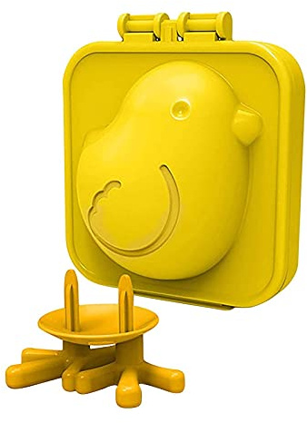Molde para huevos con forma de pollito, color amarillo, molde para huevos cocidos, molde para huevos cocidos, molde para huevos cocidos, para huevos cocidos, huevos de Pascua, pollitos