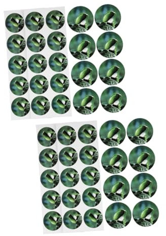 INOOMP 10feuilles Étiquettes Autocollantes Pvc Pour Plantes Lot De Stickers Ronds Hydroponiques Pour Marquer Les Pots Pour Suivre La Croissance Des Plantes