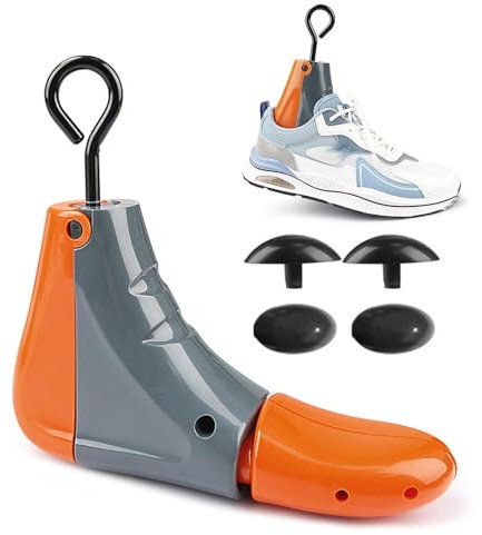 Barella per stivali, allarga scarpe, scarpe da tennis da uomo | Espansore estensibile a 4 vie, allargatore per scarpe sportive per modellare l'interno della , barella della larghezza dello