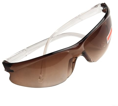 Niceminiwall Gafas de sol protectoras de seguridad para hombres y mujeres, protección ocular resistente al polvo y a la arena, con diseño de parabrisas, lente de policarbonato resistente a los