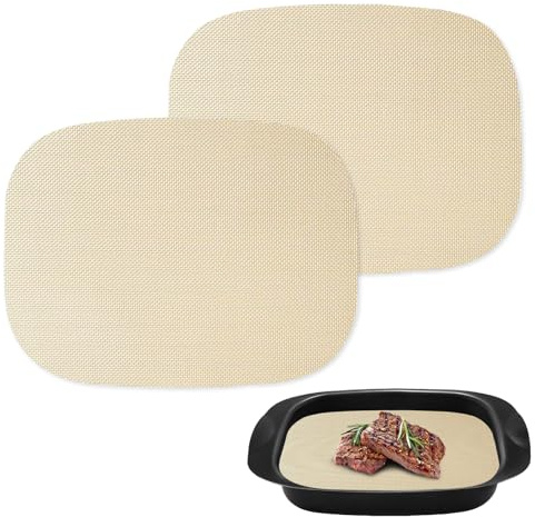 2 stycken bakpapper återanvändbara, 28,5 x 21,5 cm, för Thermomix TM7 Varoma, återanvändbart bakfolie, diskmaskinssäker, tillbehör för TM7 Varoma