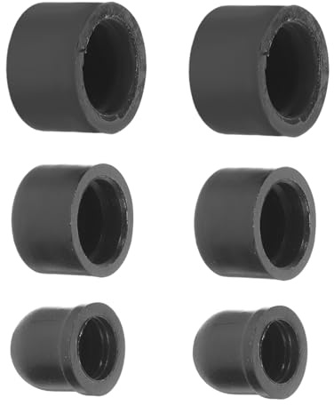 ADOCARN Set di Gommini per Skateboard in Pu Nero 3 Misure Diverse, Adatti alla Maggior Parte dei Truck, Una Scorrevolezza Sicura e Accessori Skateboard Essenziali