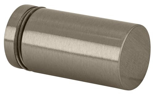 C.R. LAURENCE SDK212BN CRL Brushed Nickel Cylinder Style Single-Sided Shower Door Knob by C.R. Laurence