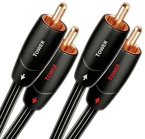 AudioQuest 8m Tower RCA Audio Cable - 2 x RCA, Copper, Black