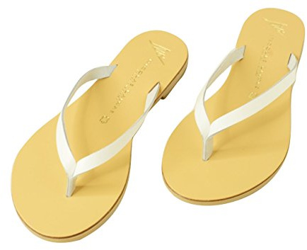 Nicolas Lainas Sandali estivi da donna in pelle, taglia 36-40, bianco, 38 EU