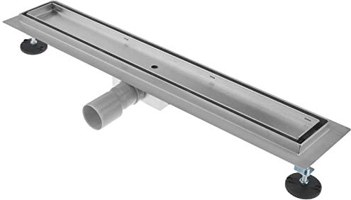 PrixPrime - Canaleta de desagüe sifónica para Suelo de Ducha 90X7 cm