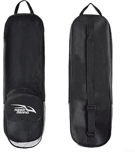 Heavy Duty Mesh Scuba Dive Bag - Adjustable Shoulder Strap Mesh Bag - For Scuba Diving Snorkel Fins Flippers