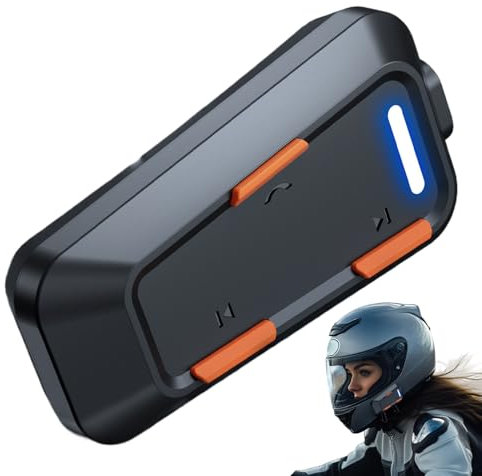 Ceprznvey Motorcykelhjälm hörlurar, trådlösa utomhusheadset, Enc Noise Reduction öronknoppar, vattentäta och långa batteriliv, säkra och bekväma passform, dirtbike, 2,87 x 1,45 x 0,7 tum, Material