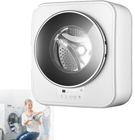 Lavadora de pared, minilavadora compacta y automática de 3 kg para bebés, silenciosa, ideal para ropa interior y ropa íntima.