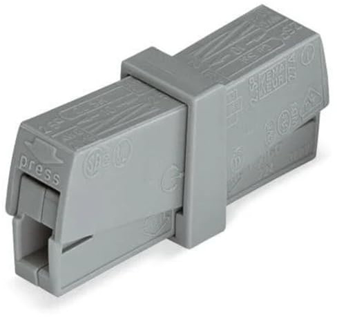 WAGO Service-Klemme 224-201 | Nennquerschnitt: 2,5 mm², für ein- und feindrähtige Leiter, 50 Stück, Leuchtenseite geeignet für alle Leiterarten, für Umgebungstemperatur max. 60°C