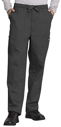 Cherokee Men's Originals Cargo Scrubs Pant, Pewter, Large