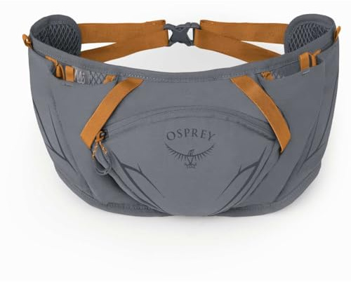 Osprey Duro Unisex Hüfttasche mit Trinksystem, 2L, Phantom Grey/Toffee Orange, O/S