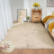 ORINOVA Teppich Beige 150x215 cm Flauschig Schlafzimmer Wohnzimmer Kinderzimmer Kunstfell Teppich Kuschelig Fellteppich Waschbar Rechteckig