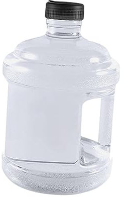 perfk Garrafa de Agua de 3 litros de PC, Contenedor de Agua Resistente a Fugas con Asa, Botella Transparente para Camping y Uso Familiar