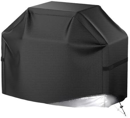 Vattentätt grillskydd, utomhusgrillskydd – robust grillskydd, 138 cm grillskydd, stora justerbara utomhustillbehör, skydd p