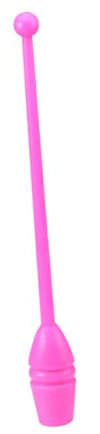 INOOMP Bastoncini Ginnastica Artistica Rosa con Testa in Gomma Termoplastica per Ginnastica Artistica Danza e Fitness Adulti Ragazzo Ragazza