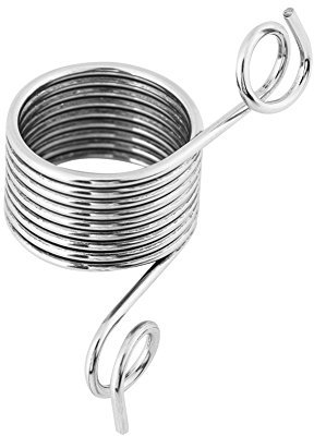 Rostfritt stål finger fingerborg stickring av Hållbart garnguideverktyg för sticktröjor Silver Silver 19mm 1 st