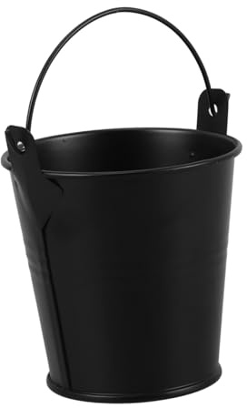 Gatuida Secchio Raccolta Grasso Barbecue in Metallo Resistente Alte Temperature Design Compatto Per Grigliate Outdoor e Cucina Piccola