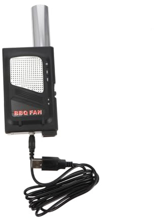 TINEASUR Ventilatore Elettrico Per Barbecue Soffiatori Per Griglia Soffiatore Antincendio Da Esterno Portatile in Plastica e Ferro Per Campeggio e Picnic