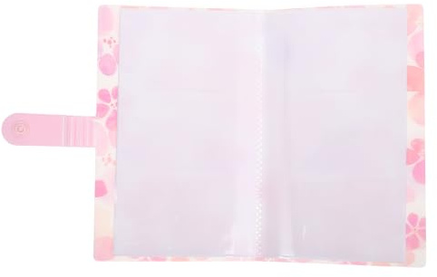 IMUSINICE Livre de Rangement pour Stickers Ongles, Album de Présentation en Plastique Transparent, Format Moyen, Organise Autocollants Nail Art pour Salon de Manucure et Usage Mobile,