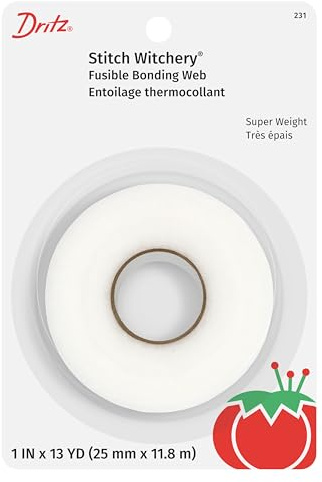 Dritz 231 Stitch Witchery, Super Weight, 1-Inch X 13-Yards, White