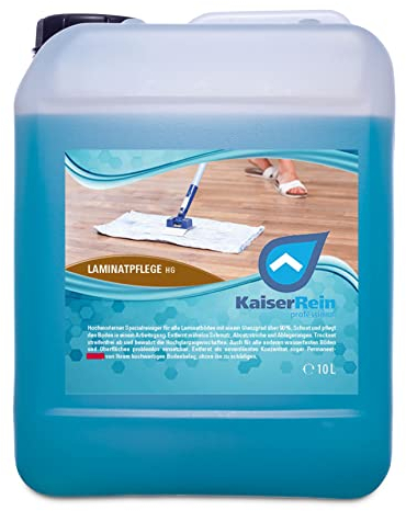 KaiserRein Laminatreiniger Laminatpflege HG Konzentrat 10 l Kanister für Laminat und Fliesen als Grundreiniger und Unterhaltsreiniger einsetzbar